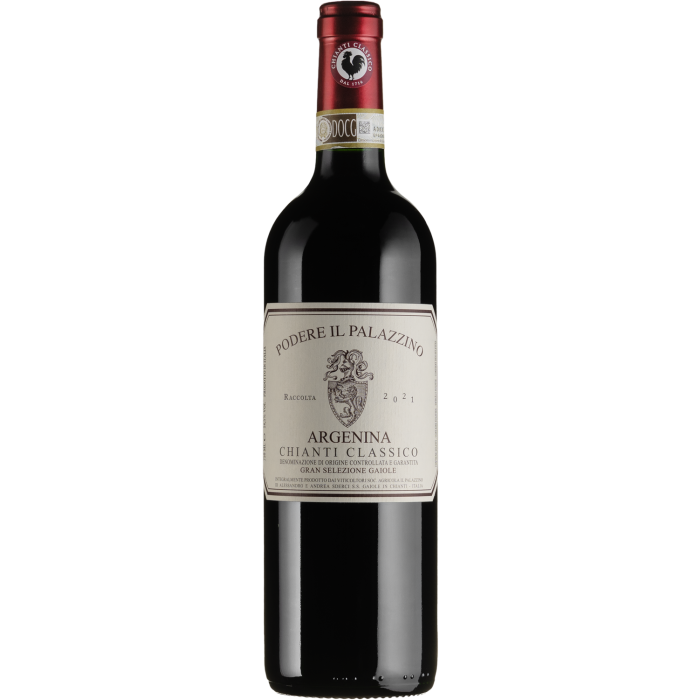 Вино Il Palazzino Chianti Classico Аrgenina Gran Selezione Gaiole / К'янті Клаcсіко Арженіна Гран Селезіоне Гайоле 2021, червоне сухе, 0.75 л