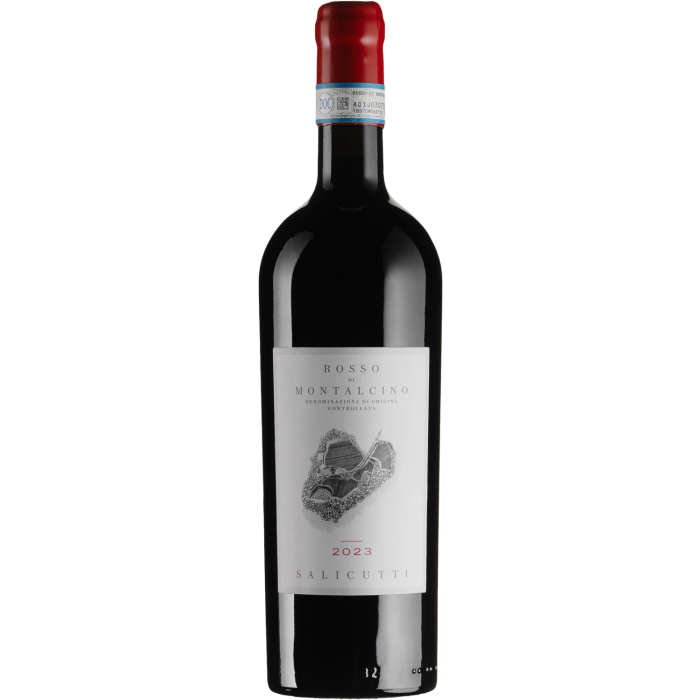 Вино Salicutti Rosso di Montalcino / Россо ді Монтальчіно 2023, червоне сухе, 0.75 л