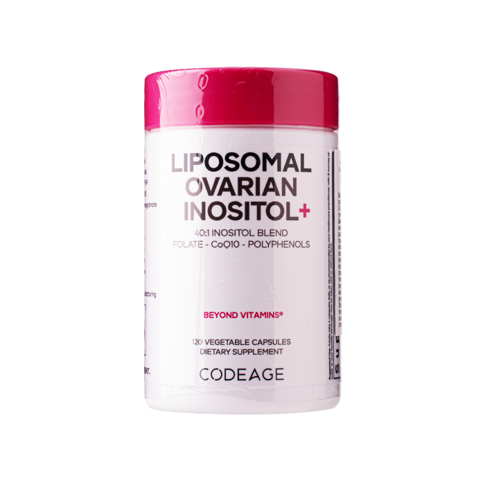 Дієтична добавка в капсулах Ліпосомальний інозитол+ 120шт, Liposomal Ovarian Inositol+, Codeage Дієтична добавка в капсулах Ліпосомальний інозитол+ 120шт, Liposomal Ovarian Inositol+, Codeage