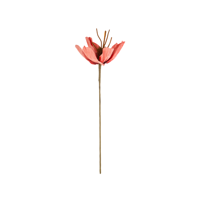 Декор Штучна квітка рожева 16x75см Tulip, Wikholm Form