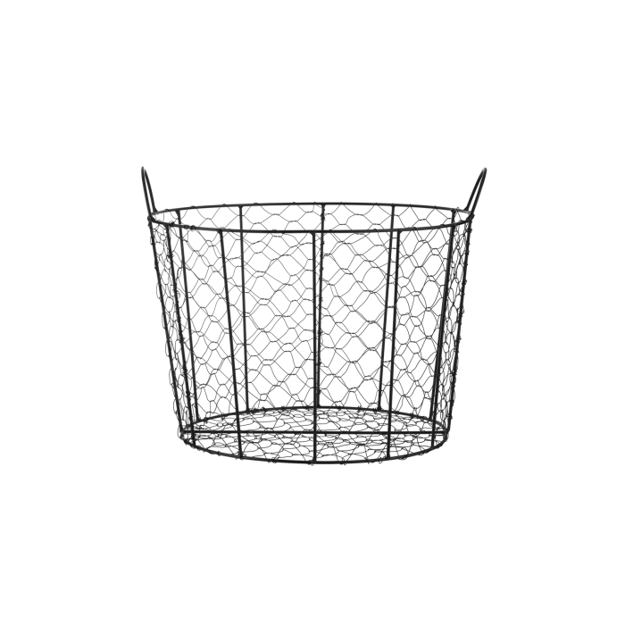Корзина металева чорна 36x25+5см Glea, Wikholm Form
