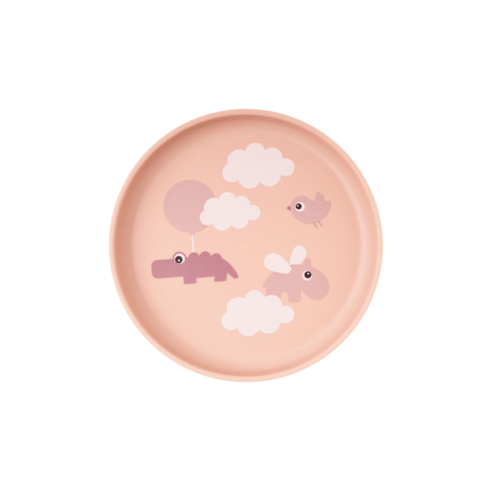 Тарілка пудрового кольору Foodie Happy Clouds, Done by Deer