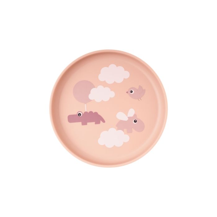 Тарілка пудрового кольору Foodie Happy Clouds, Done by Deer Тарілка пудрового кольору Foodie Happy Clouds, Done by Deer