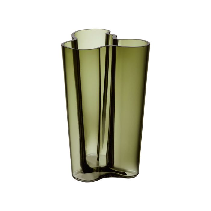 Ваза скляна темно-зелена 25,1см Aalto, Iittala Ваза скляна темно-зелена 25,1см Aalto, Iittala