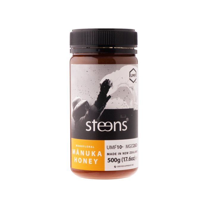 Мед манука одноквітковий необроблений MGO 263+(UMF10+) 500мл, Steens Manuka Honey