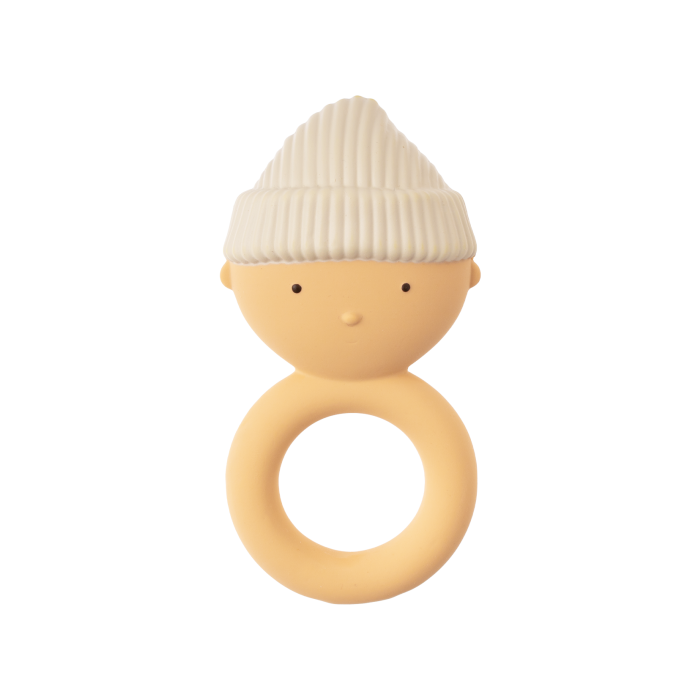 Пупс-прорізувач з натурального каучуку "Ваніль" Gommu Ring Baby, Wearegommu Пупс-прорізувач з натурального каучуку "Ваніль" Gommu Ring Baby, Wearegommu