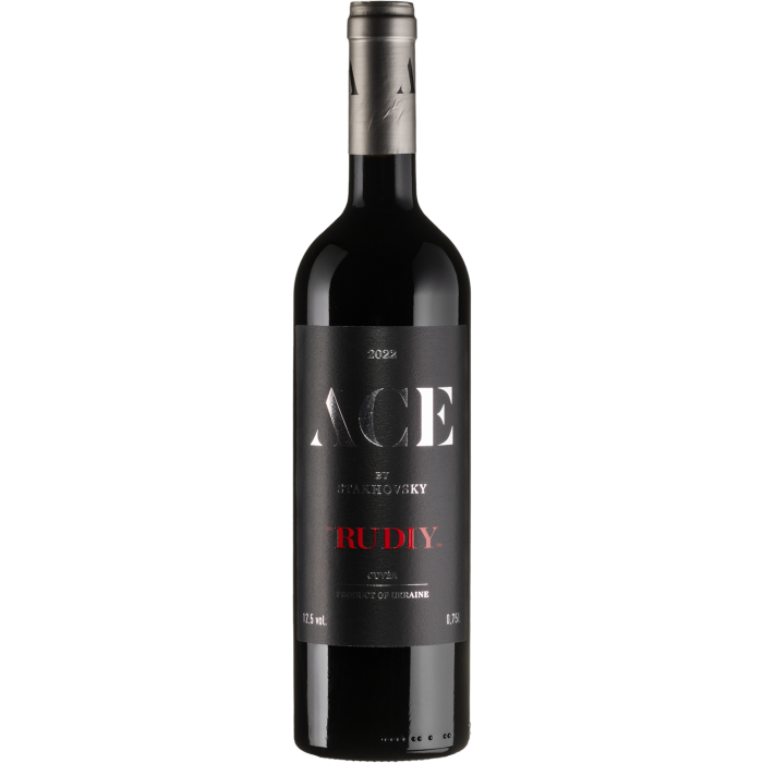 Вино Stakhovsky Wines Rudiy / Рудий 2022, червоне сухе, 0.75 л Вино Stakhovsky Wines Rudiy / Рудий 2022, червоне сухе, 0.75 л