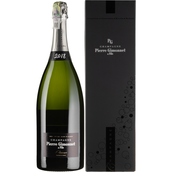 Шампанське Pierre Gimonnet & Fils Cuvee Fleuron Brut Premier Cru / Кюве Флюрон Брют Прем'єр Крю 2018, біле, 1.5 л