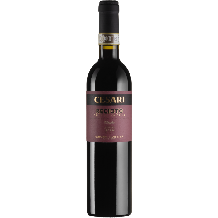 Вино Cesari Recioto della Valpolicella Classico / Речото делла Вальполічелла Классіко 2020, червоне солодке, 0.5 л