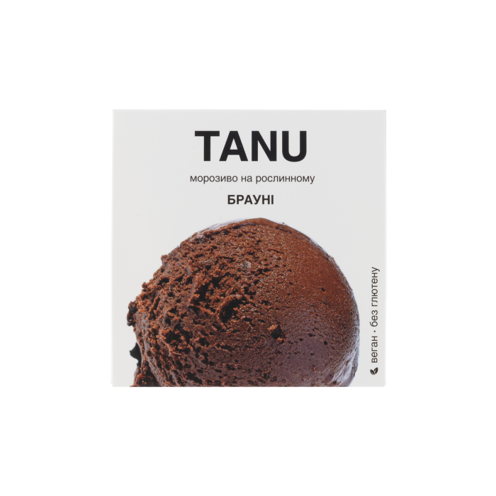 Морозиво на рослинній основі "Брауні" 150г, Tanu
