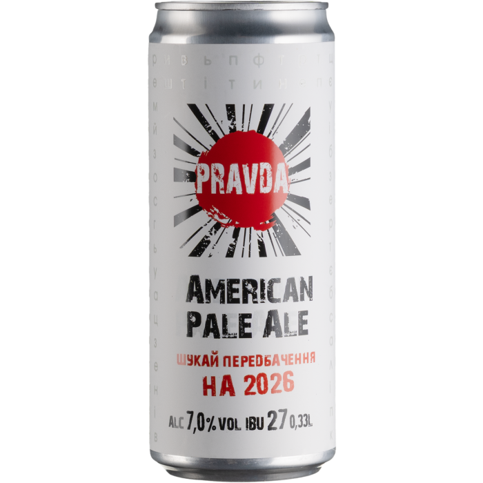 Пиво Правда American Pale Ale, 0.33 л Пиво Правда American Pale Ale, 0.33 л