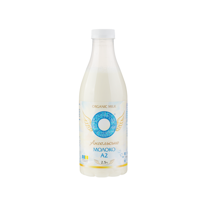 Молоко коров’яче питне А2 органічне пастеризоване 2,5% 900г, Organic Milk