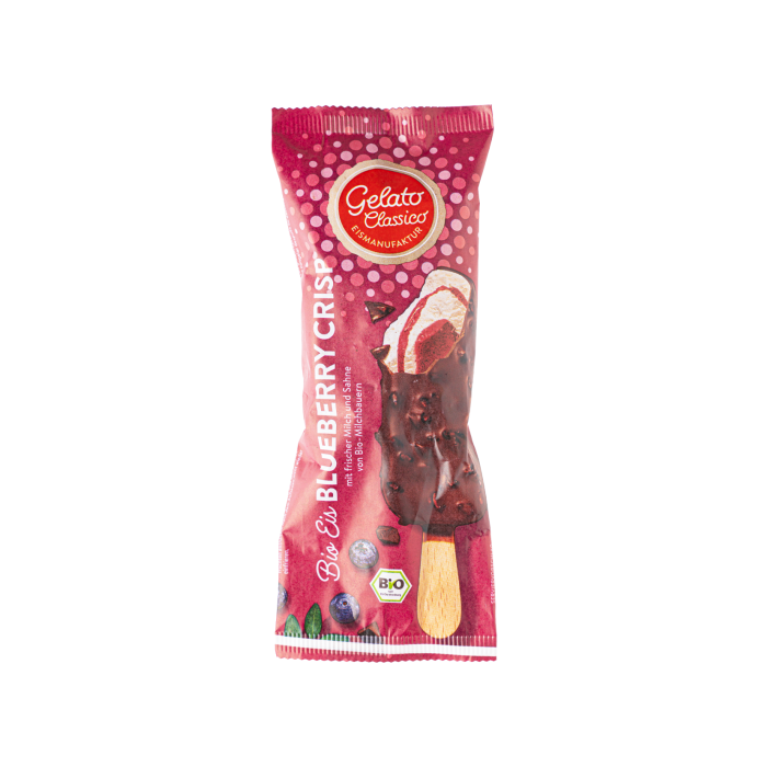 Морозиво пломбір з чорницею та шоколадом 21% 90мл, Gelato Classico Морозиво пломбір з чорницею та шоколадом 21% 90мл, Gelato Classico