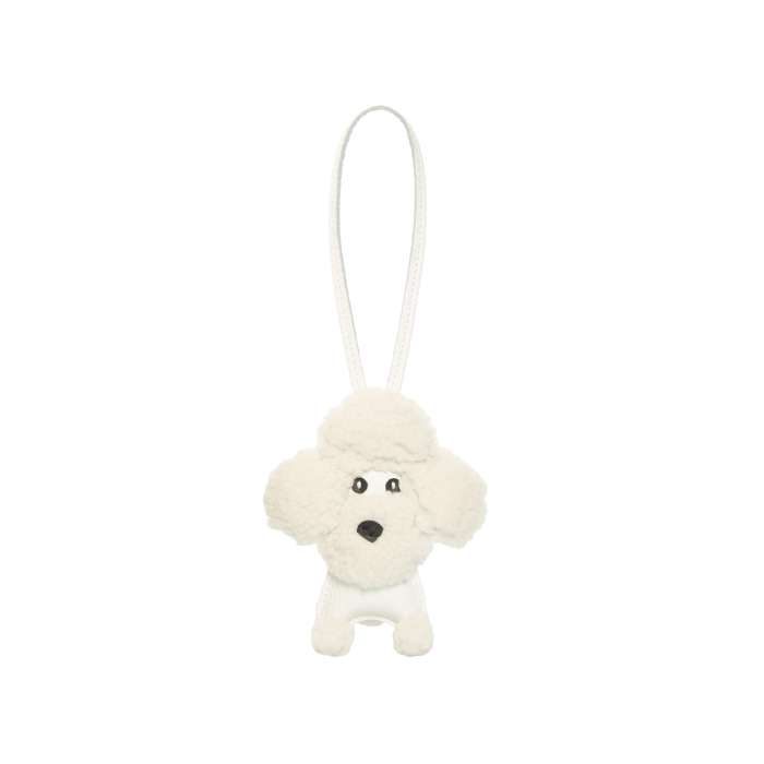 Брелок PawKey шкіряний бежевий, Maltipoo Shop