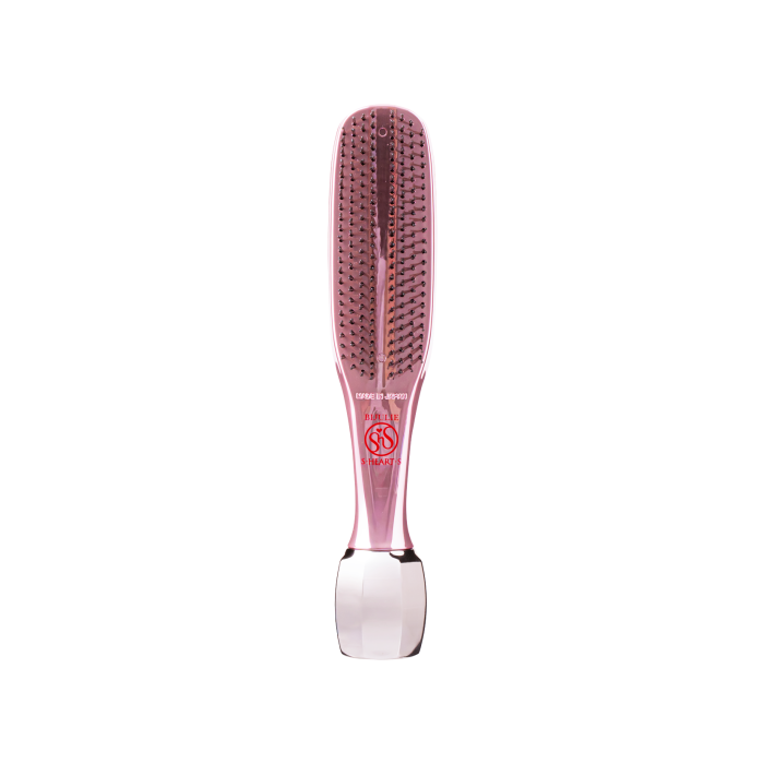 Щітка для шкіри голови рожевий перламутр в подарунковій упаковці Scalp Brush Bijulie, S-Heart-S