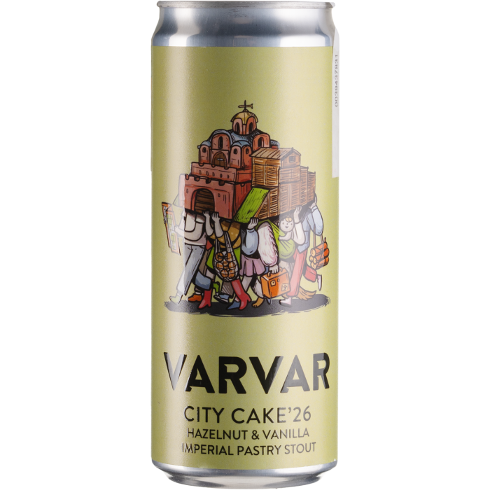 Пиво Varvar Varvar City Cake 2026 Hazelnut, 0.33 л