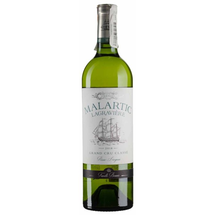 Вино Chateau Malartic-Lagraviere Chateau Malartic-Lagraviere / Шато Малартік Лагравієр 2018, біле сухе, 0.75 л