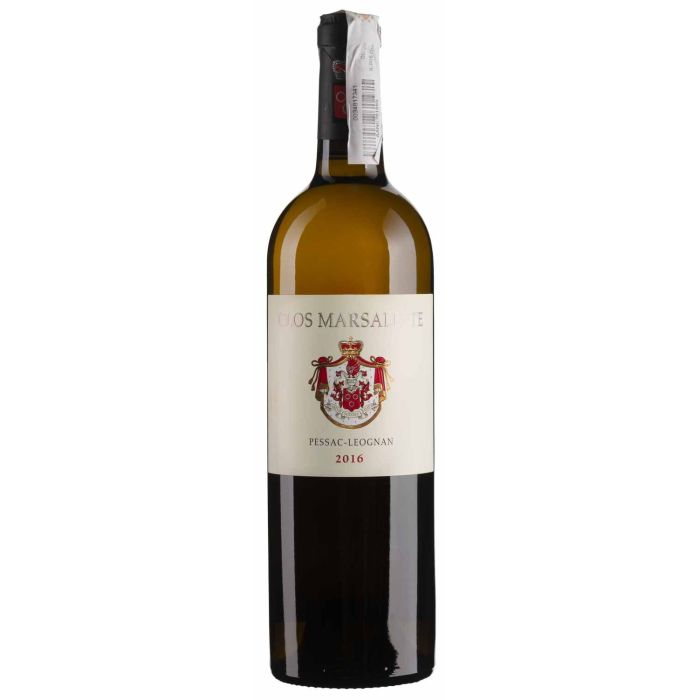 Вино Clos Marsalette Clos Marsalette / Кло Марсалетте 2016, біле сухе, 0.75 л