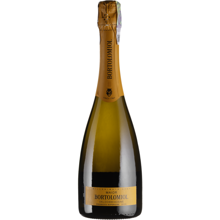 Ігристе Bortolomiol Maior Valdobbiadene Prosecco Superiore / Майор Вальдобіадене Просекко Суперіоре, біле, 0.75 л Ігристе Bortolomiol Maior Valdobbiadene Prosecco Superiore / Майор Вальдобіадене Просекко Суперіоре, біле, 0.75 л
