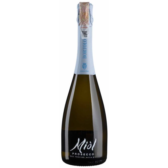 Ігристе Bortolomiol Miol Prosecco Treviso Extra-Dry / Міоль Просекко Тревізо, біле, 0.75 л Ігристе Bortolomiol Miol Prosecco Treviso Extra-Dry / Міоль Просекко Тревізо, біле, 0.75 л