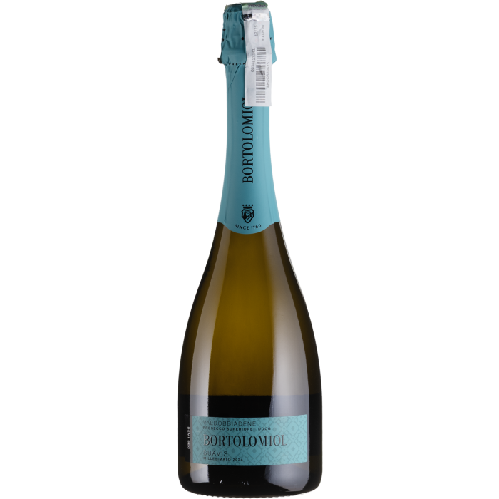 Ігристе Bortolomiol Suavis Valdobbiadene Prosecco Superiore / Суавіс Вальдобіадене Просекко Суперіоре, біле, 0.75 л Ігристе Bortolomiol Suavis Valdobbiadene Prosecco Superiore / Суавіс Вальдобіадене Просекко Суперіоре, біле, 0.75 л