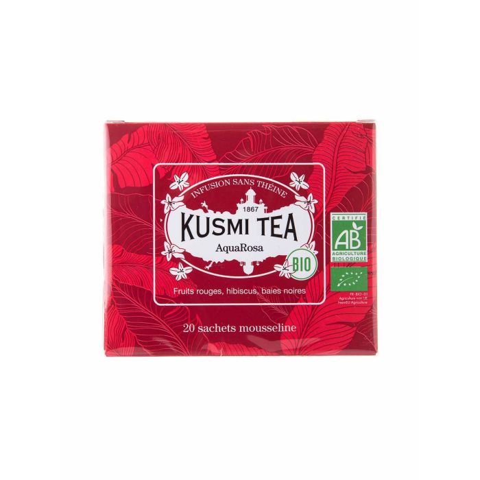 Чай трав'яний АкваРоза органічний пакет. 20х2г, Kusmi Tea
