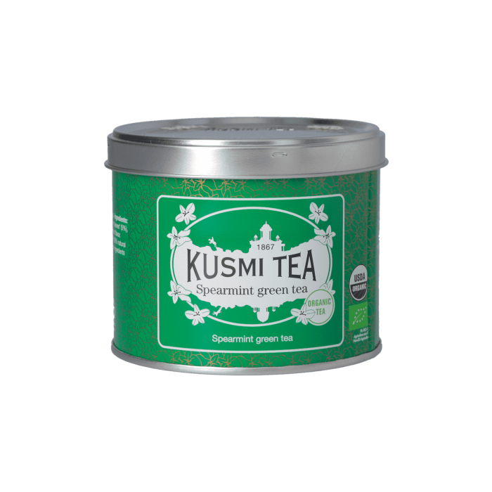 Чай зелений М'ята органічний 100г, Kusmi Tea