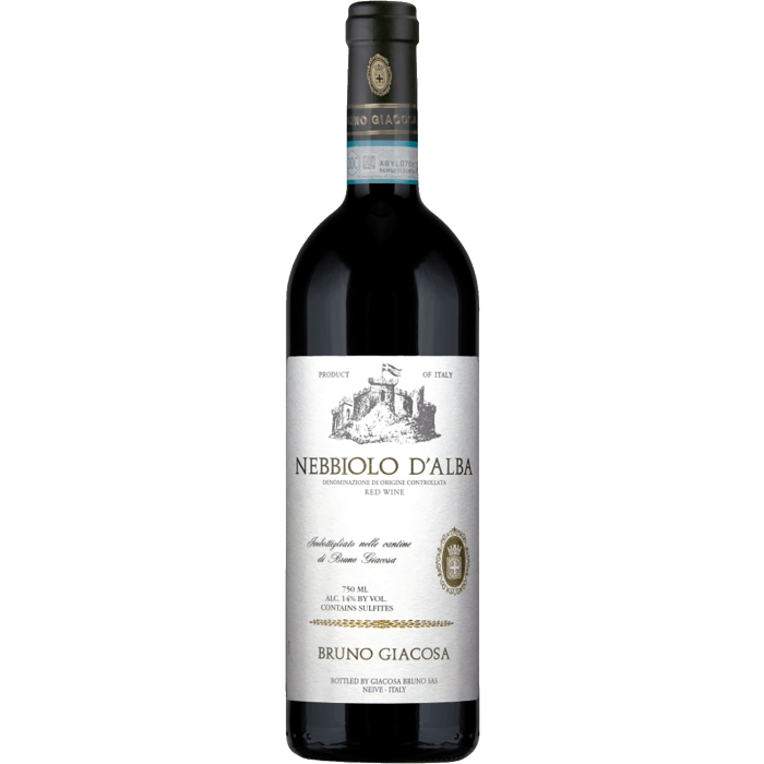 Вино Giacosa Bruno Nebbiolo d'Alba / Неббіоло д'Альба 2021, червоне сухе, 0.75 л