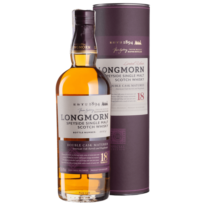 Віскі Longmorn 18yo, gift box, 0.7 л