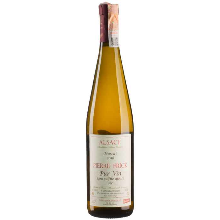 Вино Pierre Frick Muscat Pur Vin / Мускат Пур Він 2018, біле сухе, 0.75 л Вино Pierre Frick Muscat Pur Vin / Мускат Пур Він 2018, біле сухе, 0.75 л