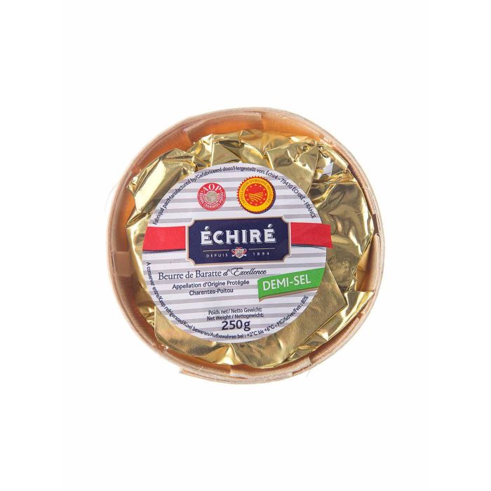 Масло кисловершкове солоне екстра АОС в корзині 80% жиру 250г, Echirе