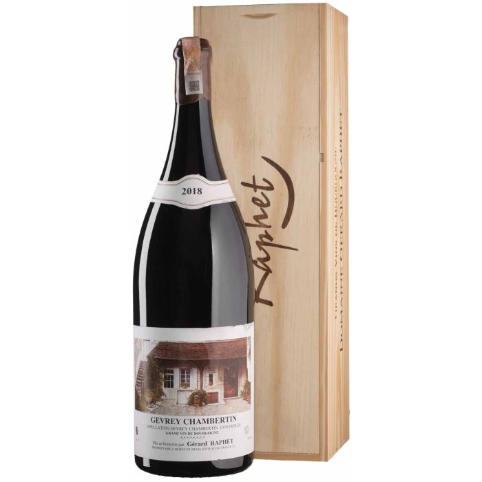 Вино Gerard Raphet Gevrey-Chambertin / Жевре-Шамбертен 2018, червоне сухе, 3 л