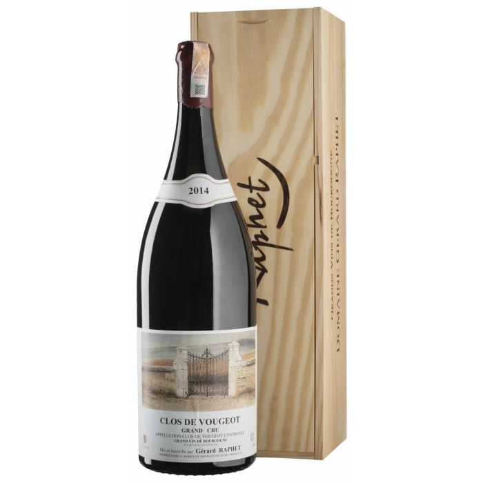 Вино Gerard Raphet Clos Vougeot / Кло Вужо 2014, червоне сухе, 3 л