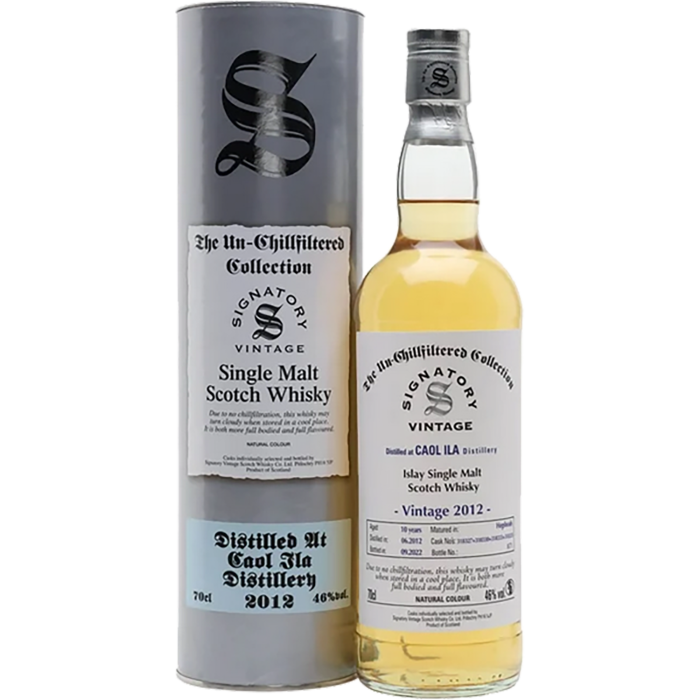 Віскі Signatory Caol Ila Unchillfiltered, Tube, 0.7 л