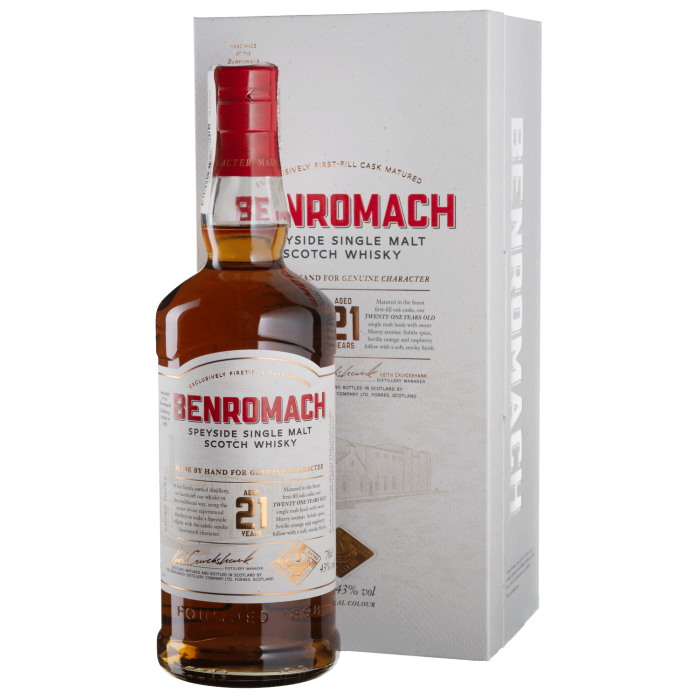 Віскі Benromach 21yo, 0.7 л