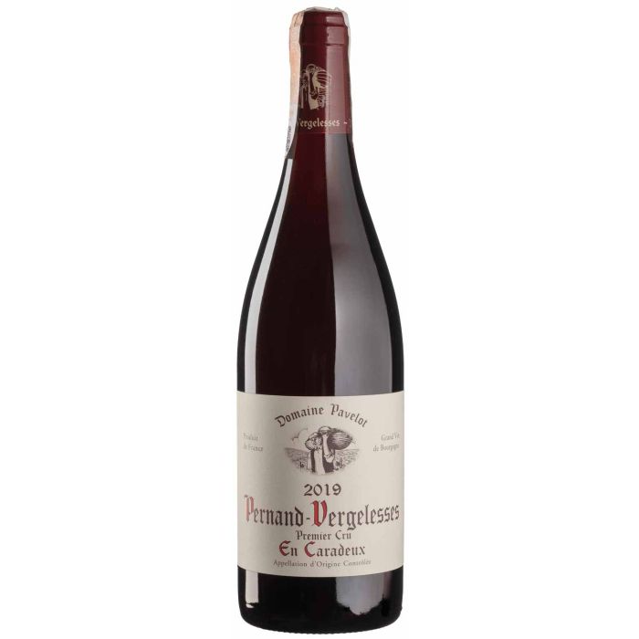 Вино Domaine Pavelot Pernand-Vergelesses 1er Cru En Caradeux / Пернан-Вержелє Прем'єр Крю Он Караду 2019, червоне сухе, 0.75 л