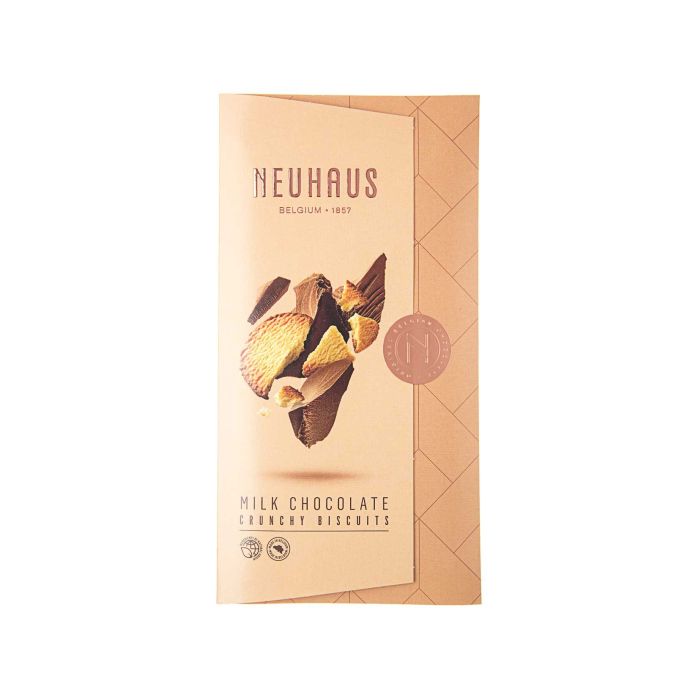 Шоколад молочний з печивом 100г, Neuhaus