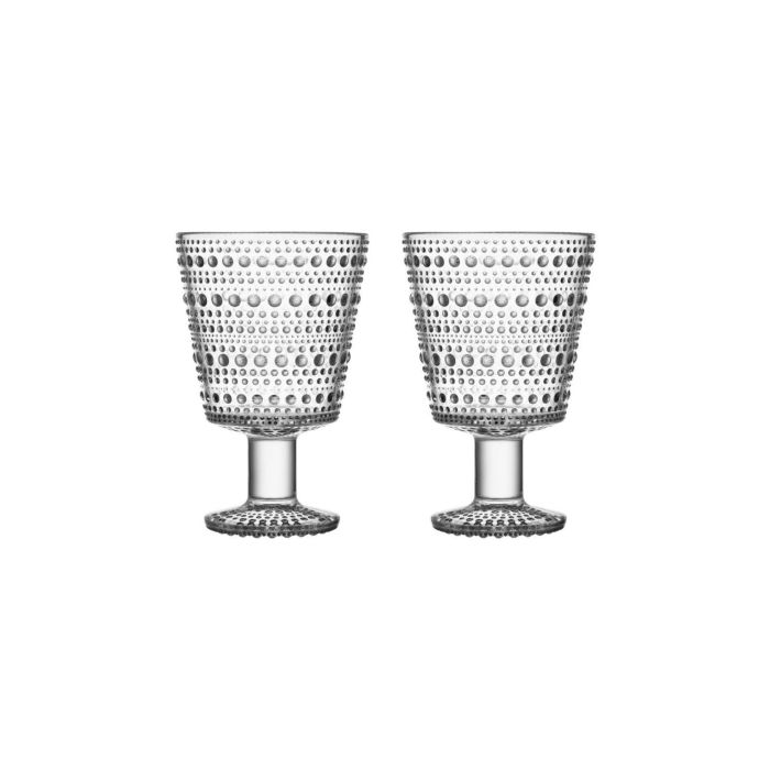 Набір стаканів скляних універсальних прозорих 260мл (2шт в уп) Kastehelmi, iittala