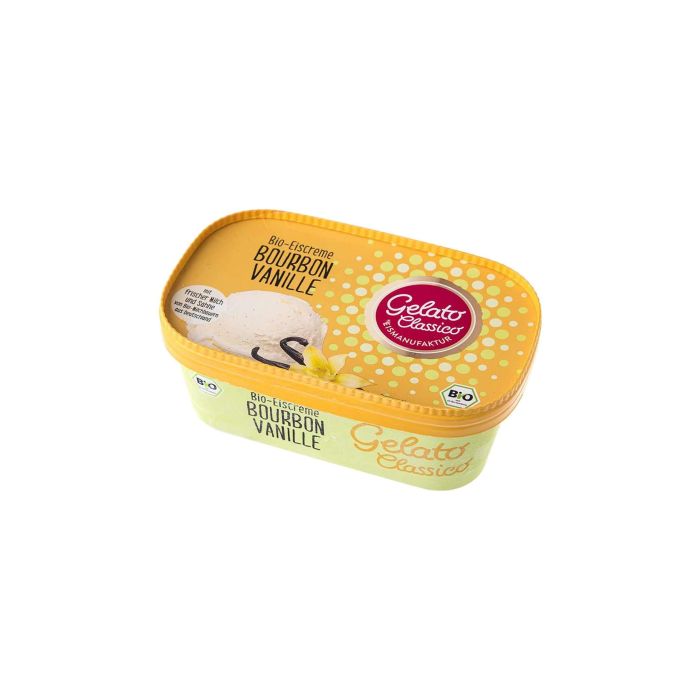 Морозиво з ваніллю Бурбон органічне 750мл, Gelato Classico Морозиво з ваніллю Бурбон органічне 750мл, Gelato Classico