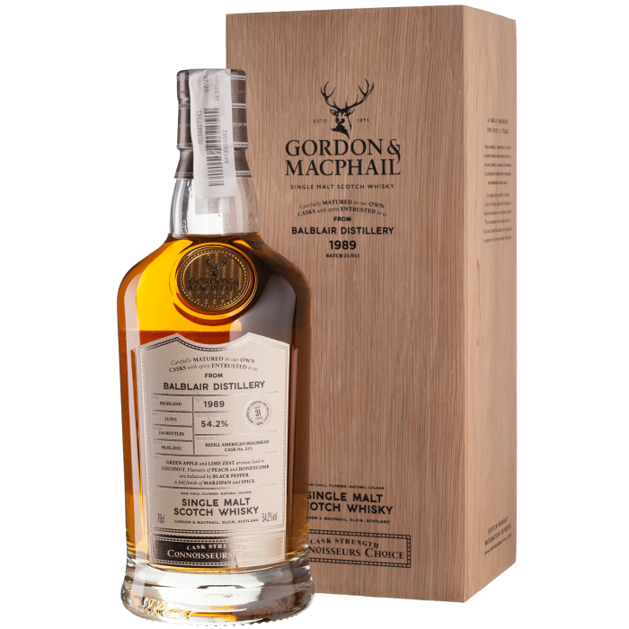 Віскі Gordon & MacPhail Balblair Connoisseurs Choice, gift box 1989, 0.7 л