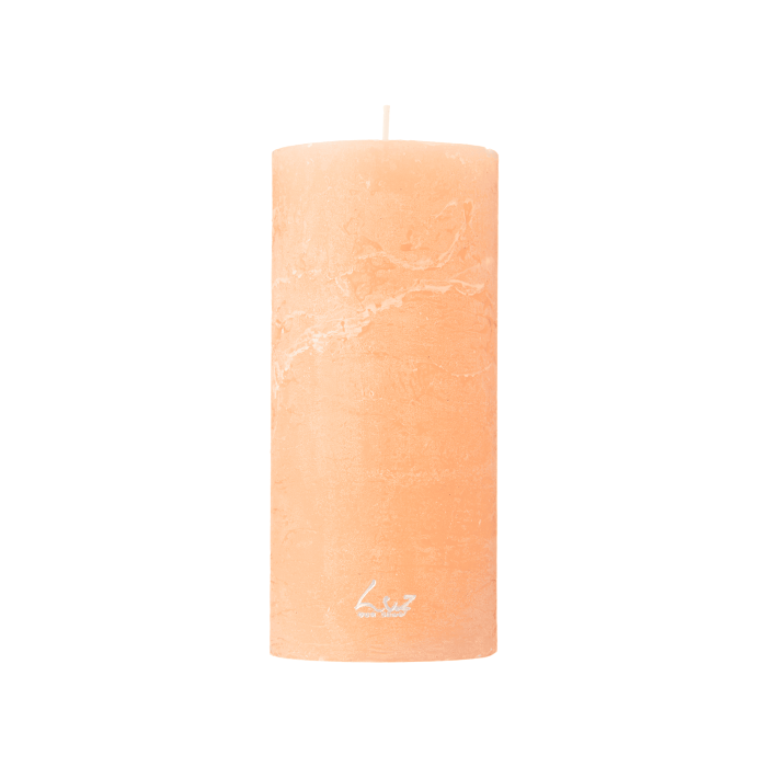 Свічка абрикосового кольору 7x15см 415 Luz Your Senses, Rasteli