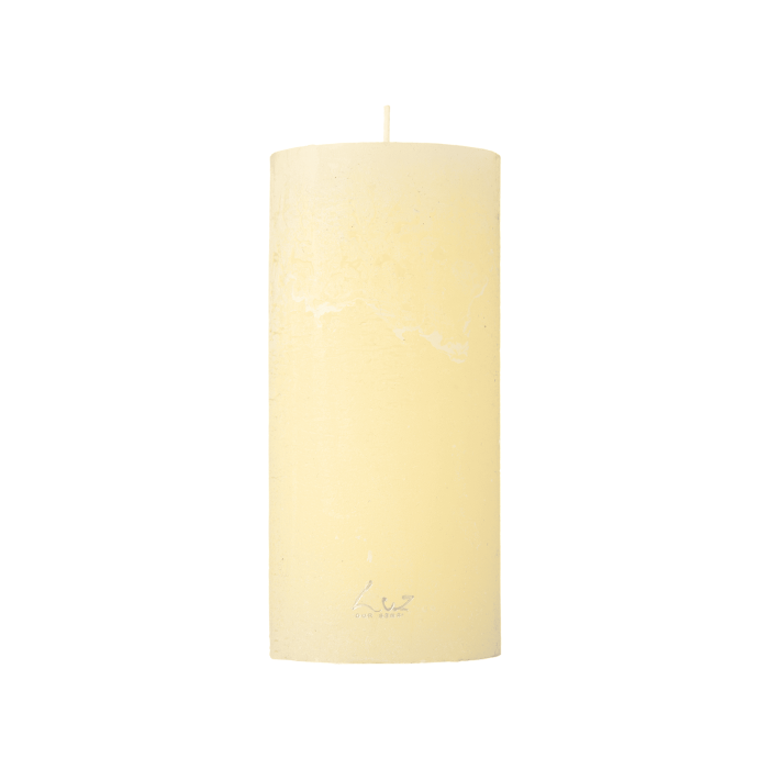 Свічка жовтого кольору 7x15см 415 Luz Your Senses, Rasteli