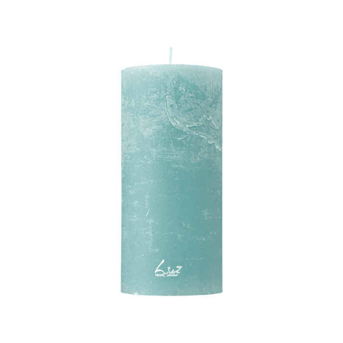 Свічка блакитного кольору 7x15см 415 Luz Your Senses, Rasteli