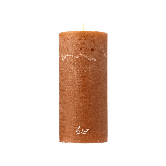 Свічка янтарного кольору 7x15см 415 Luz Your Senses, Rasteli