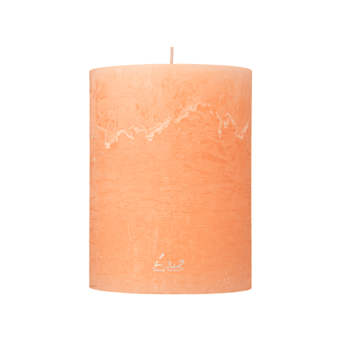 Свічка абрикосового кольору 10x13см 520 Luz Your Senses, Rasteli
