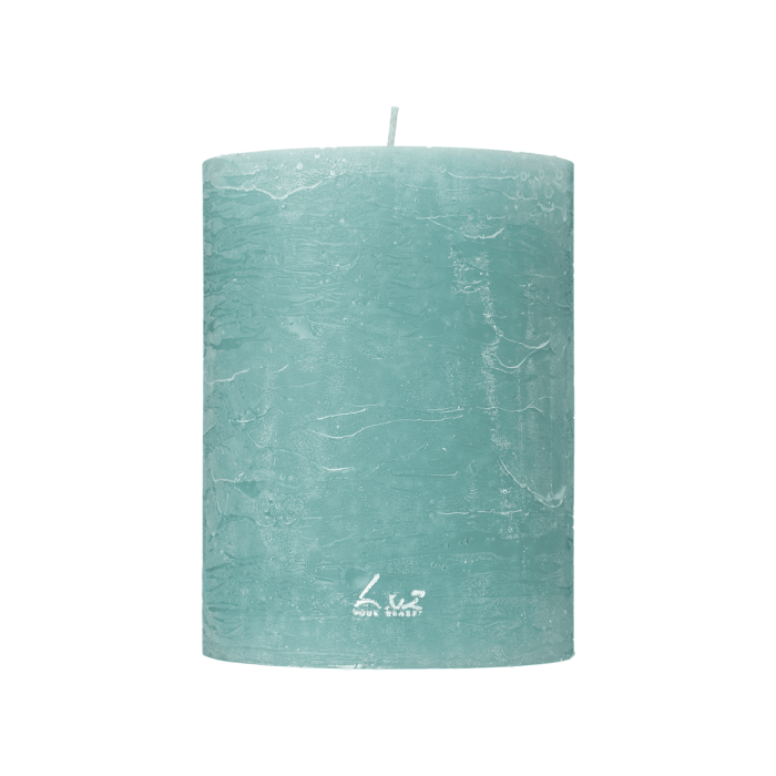 Свічка блакитного кольору 10x13см 520 Luz Your Senses, Rasteli