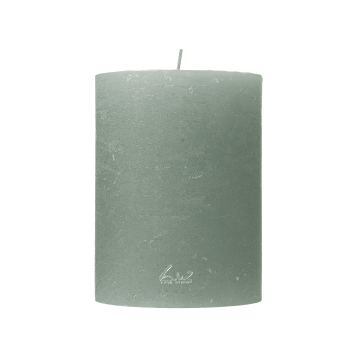 Свічка кольору морської піни 10x13см 520 Luz Your Senses, Rasteli