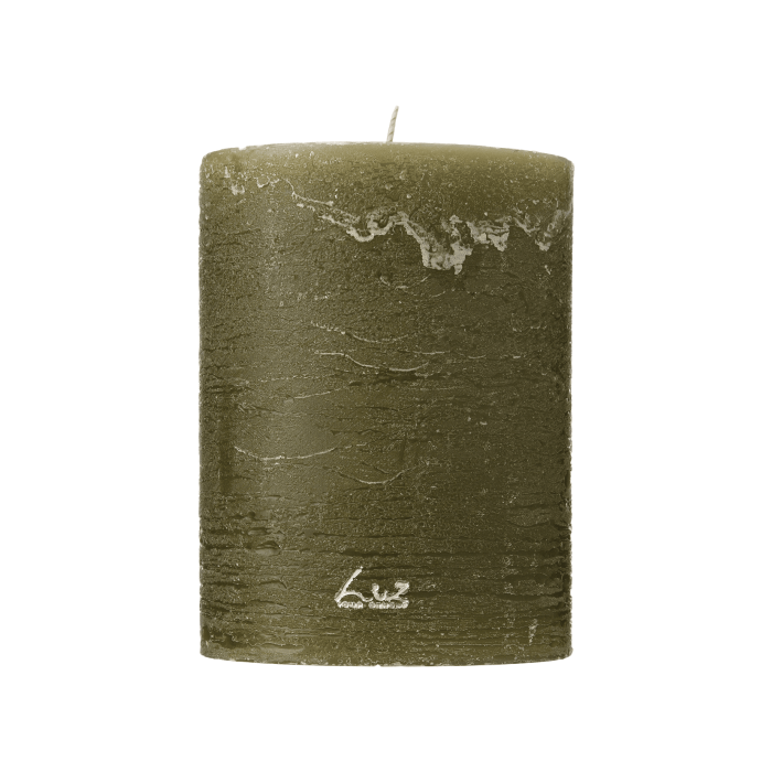Свічка зеленого кольору 10x13см 520 Luz Your Senses, Rasteli
