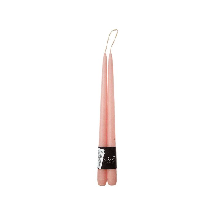 Свічка столова кольору рожевий тауп 2,2x30см 305 (2шт в уп) Luz Your Senses, Rasteli
