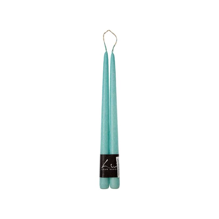 Свічка столова блакитного кольору 2,2x30см 305 (2шт в уп) Luz Your Senses, Rasteli